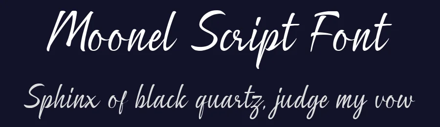 Moonel Script Font by sixtypefoundry — Script Handwritten Font — thumbnail 2