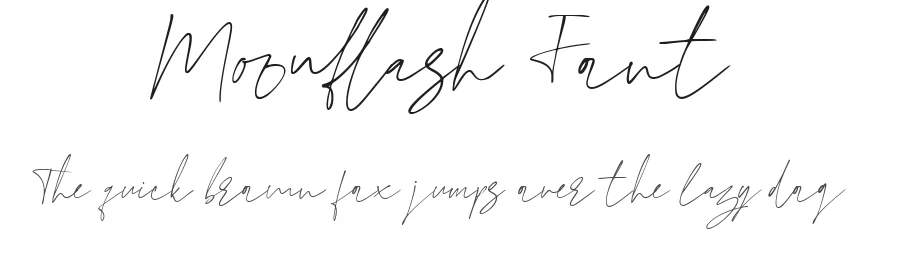 Moonflash Font by Permanastudio — Script Handwritten Font