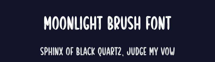 Moonlight Brush Font by creativeletter — Script Handwritten Font — thumbnail 2