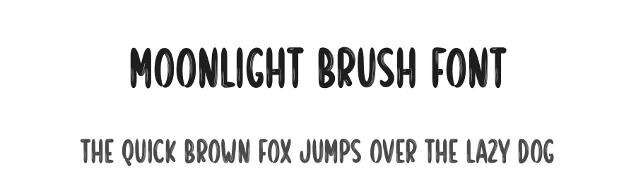 Moonlight Brush Font by creativeletter — Script Handwritten Font