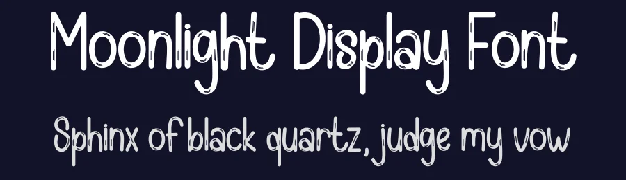 Moonlight Display Font by andikastudio — Display Font — thumbnail 2