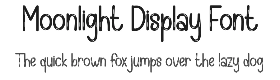 Moonlight Display Font by andikastudio — Display Font