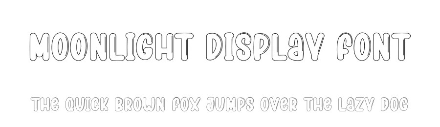 Moonlight Display Font by creativeletter — Display Font