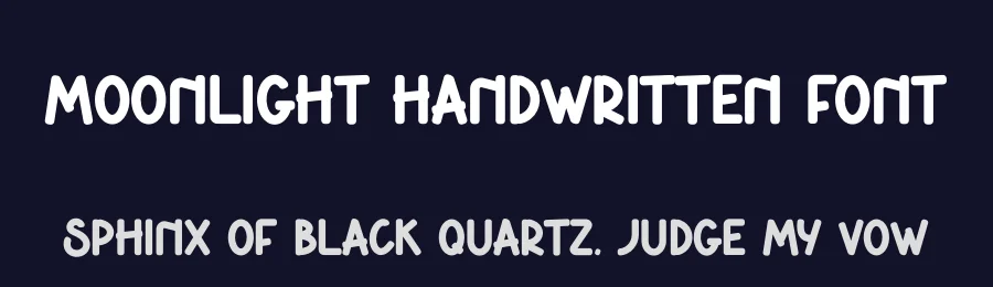 Moonlight Handwritten Font by andikastudio — Display Font — thumbnail 2