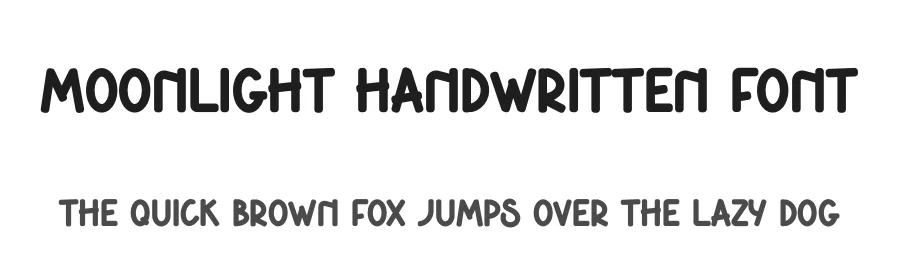 Moonlight Handwritten Font by andikastudio — Display Font