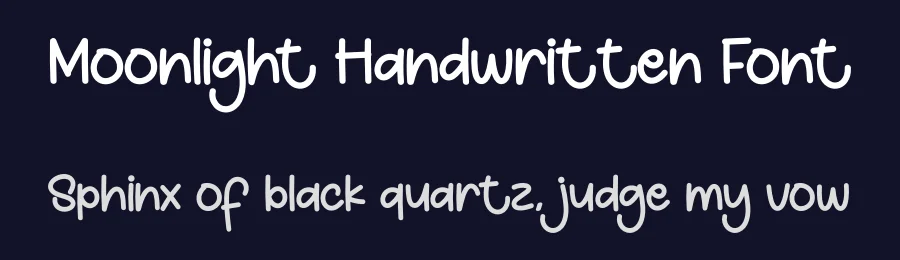 Moonlight Handwritten Font by creativeletter — Display Font — thumbnail 2