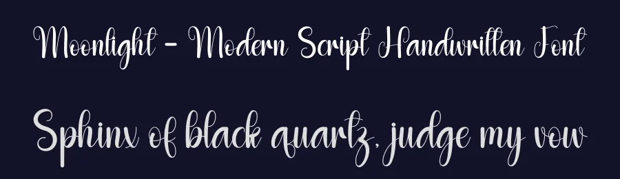 Moonlight – Modern Script Handwritten Font by andikastudio — Script Handwritten Font — thumbnail 2