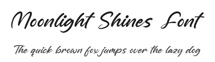 Moonlight Shines Font by grahatype — Script Handwritten Font