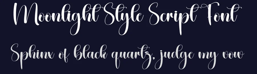 Moonlight Style Script Font by creativeletter — Script Handwritten Font — thumbnail 2