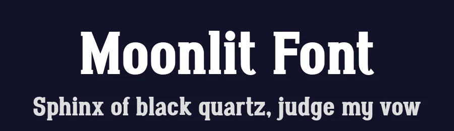 Moonlit Font by Alpaprana — Display Font — thumbnail 2