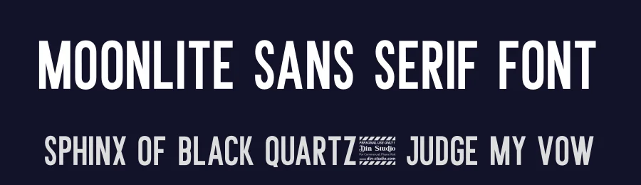 Moonlite Sans Serif Font by Din Studio — Sans Serif Font — thumbnail 2