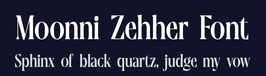 Moonni Zehher Font by timelesstype.co — Serif Font — thumbnail 2