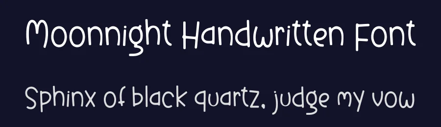 Moonnight Handwritten Font by freshtypeink — Script Handwritten Font — thumbnail 2