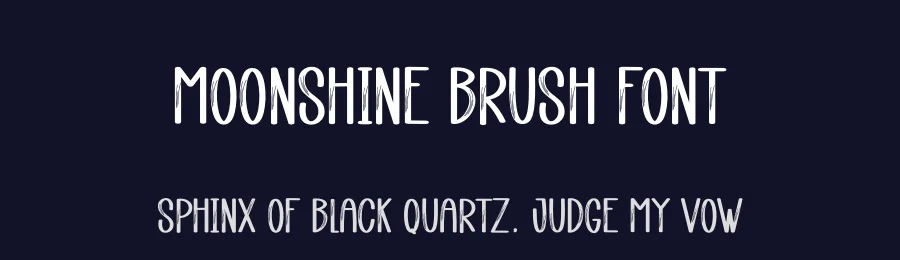 Moonshine Brush Font by andikastudio — Display Font — thumbnail 2