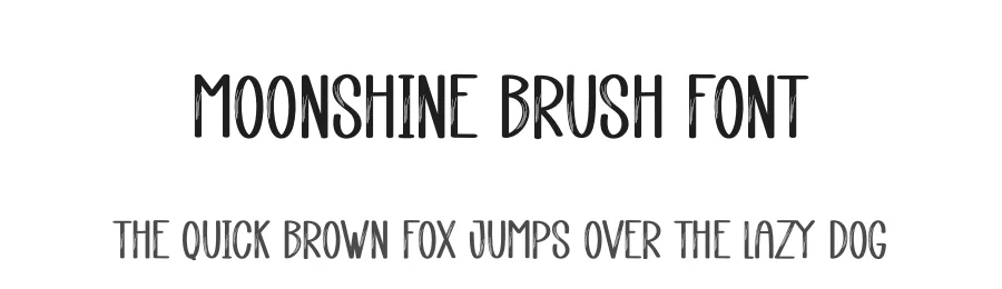 Moonshine Brush Font by andikastudio — Display Font