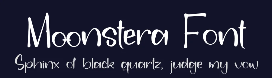 Moonstera Font by letterfabric — Script Handwritten Font — thumbnail 2