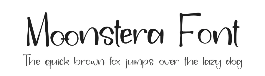 Moonstera Font by letterfabric — Script Handwritten Font