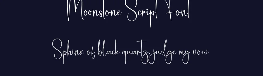 Moonstone Script Font by creativeletter — Script Handwritten Font — thumbnail 2