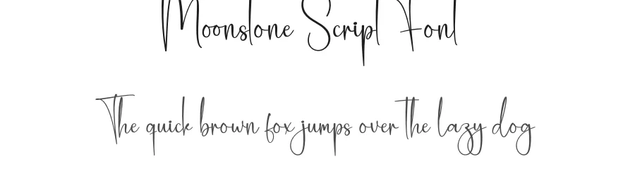 Moonstone Script Font by creativeletter — Script Handwritten Font