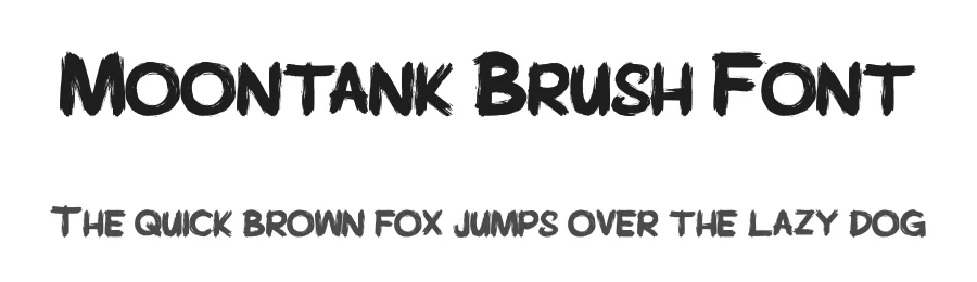 Moontank Brush Font by Basnistudio β Script Handwritten Font