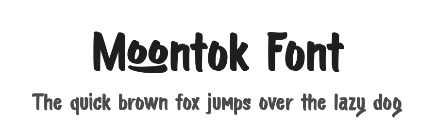 Moontok Font by Ardyanatypes — Display Font