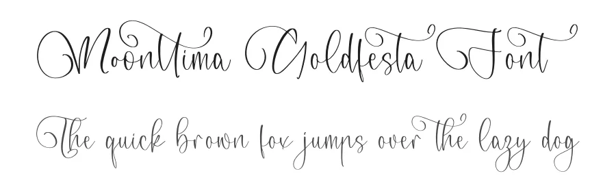 Moonttima Goldfesta Font by letterenastudios — Script Handwritten Font