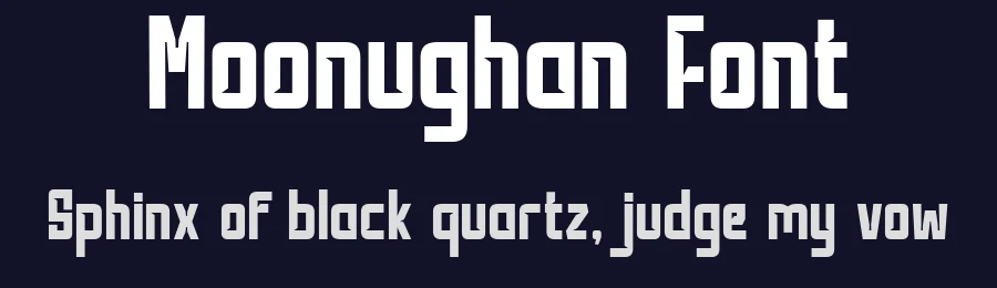 Moonughan Font by madeDeduk — Display Font — thumbnail 2