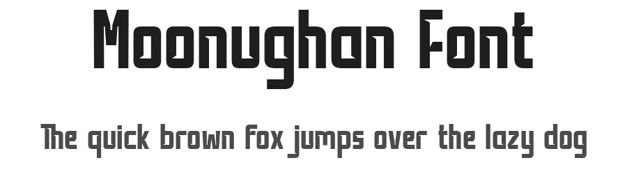 Moonughan Font by madeDeduk — Display Font