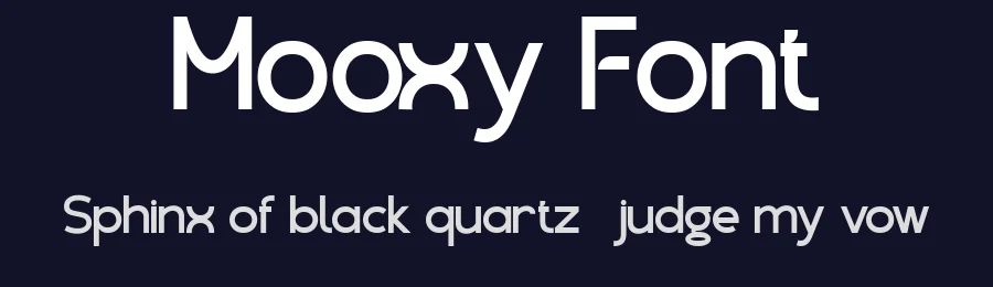 Mooxy Font by Flawless And Co — Sans Serif Font — thumbnail 2