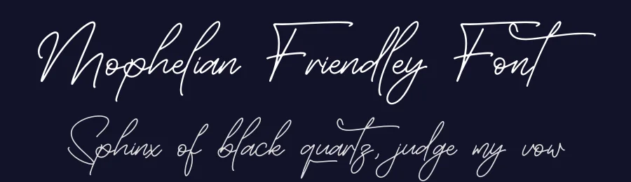 Mophelian Friendley Font by letterfabric — Script Handwritten Font — thumbnail 2