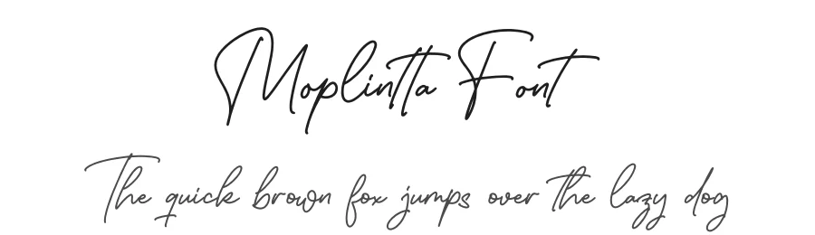 Moplintta Font by letterfabric — Script Handwritten Font