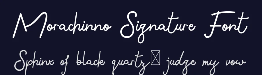 Morachinno Signature Font by edricstudio — Script Handwritten Font — thumbnail 2
