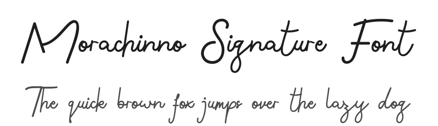 Morachinno Signature Font by edricstudio — Script Handwritten Font