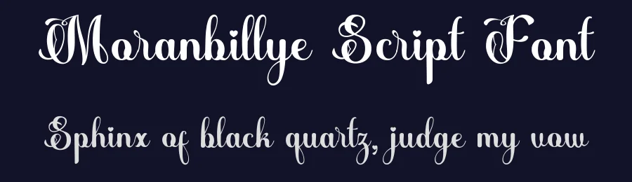 Moranbillye Script Font by madeDeduk — Script Handwritten Font — thumbnail 2