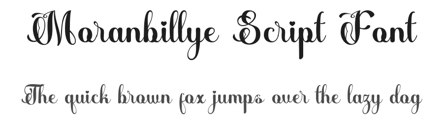Moranbillye Script Font by madeDeduk — Script Handwritten Font