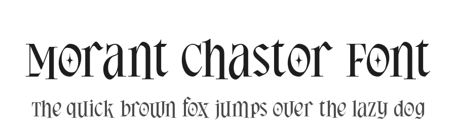 Morant Chastor Font by alit design — Blackletter Font