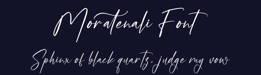Moratenali Font by glorytype — Script Handwritten Font — thumbnail 2