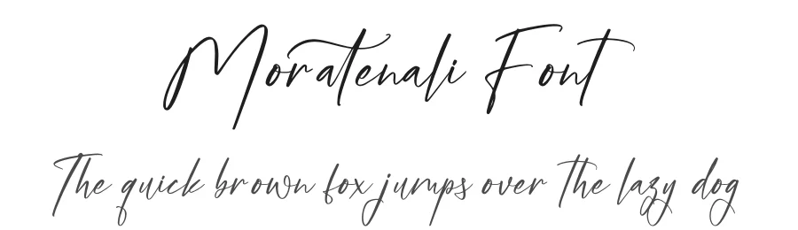 Moratenali Font by glorytype — Script Handwritten Font