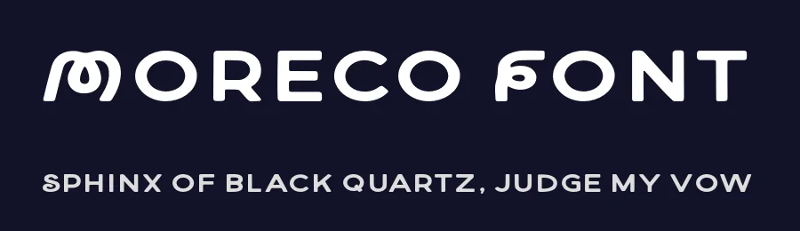 Moreco Font by bodig — Display Font — thumbnail 2
