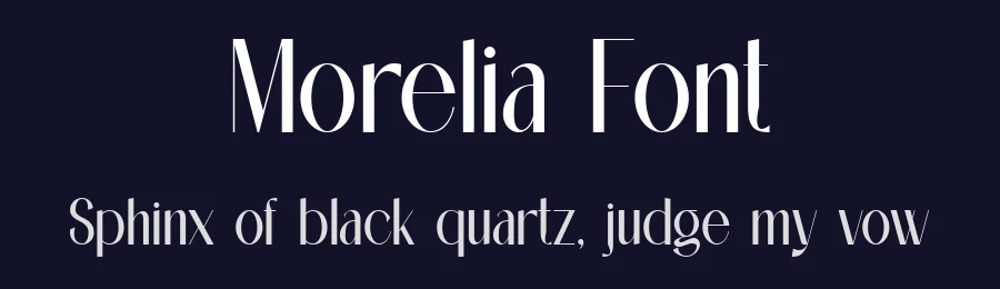 Morelia Font by hyperactype — Serif Font — thumbnail 2