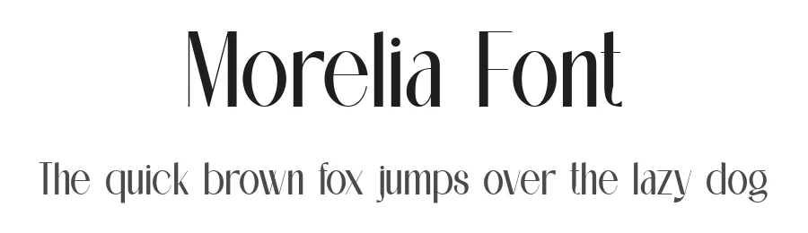 Morelia Font by hyperactype — Serif Font
