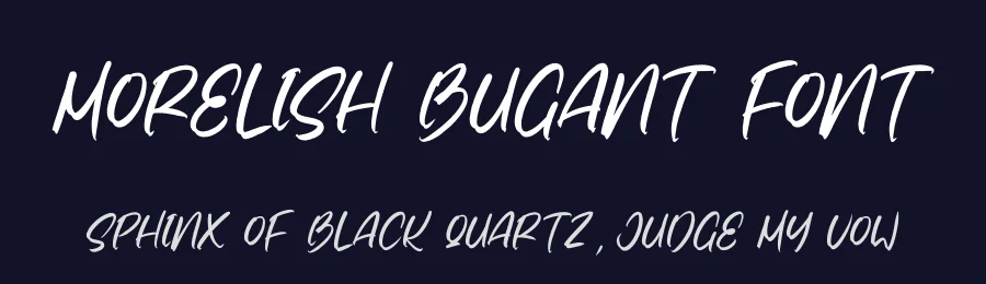 Morelish Bugant Font by letterfabric — Script Handwritten Font — thumbnail 2