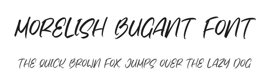 Morelish Bugant Font by letterfabric — Script Handwritten Font