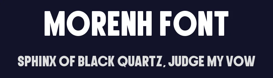 Morenh Font by Almairatype — Display Font — thumbnail 2