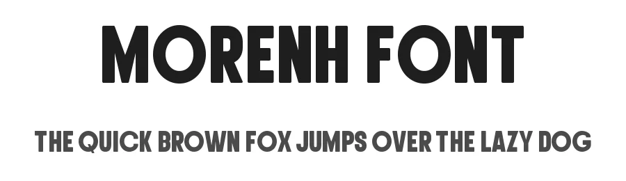 Morenh Font by Almairatype — Display Font