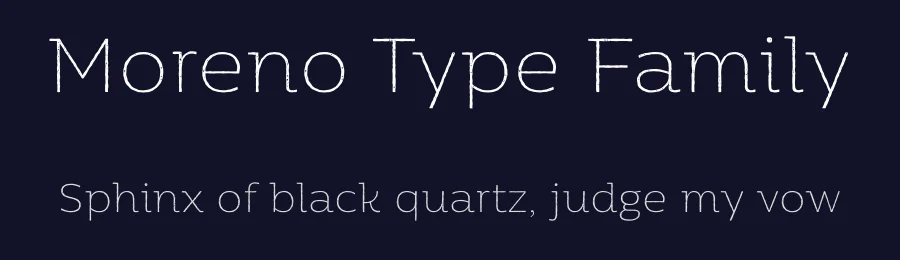 Moreno Type Family by Typedepot — Sans Serif Font — thumbnail 2