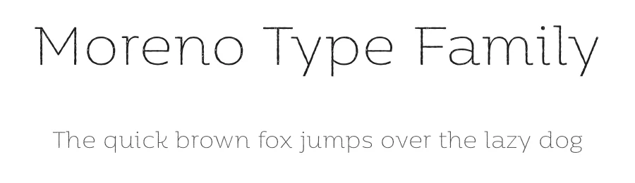 Moreno Type Family by Typedepot β Sans Serif Font