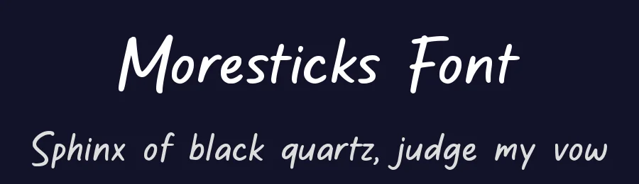 Moresticks Font by Allouse.Studio — Display Font — thumbnail 2