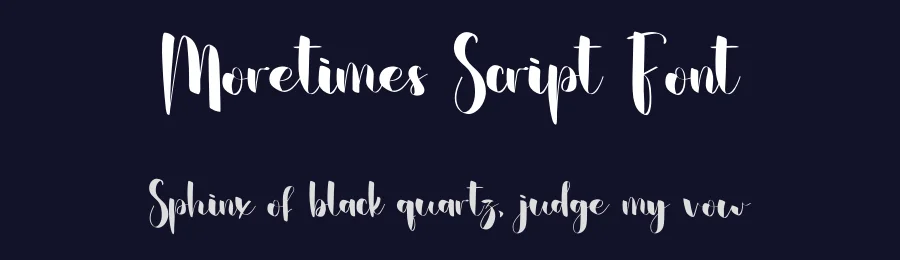 Moretimes Script Font by inermediaSTUDIO — Script Handwritten Font — thumbnail 2