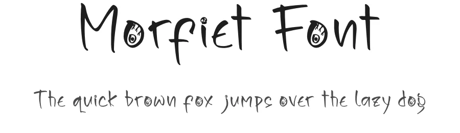 Morfiet Font by glorytype — Script Handwritten Font